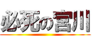 必死の宮川 ()
