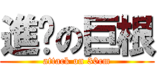 進擊の巨根 (attack on 30cm)