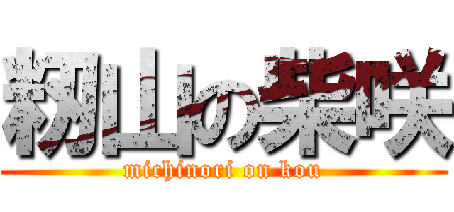 籾山の柴咲 (michinori on kou)