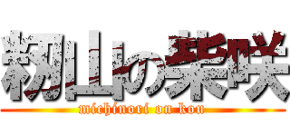 籾山の柴咲 (michinori on kou)