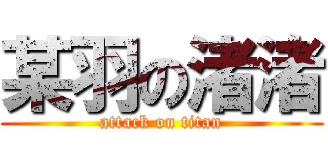 某羽の渚渚 (attack on titan)