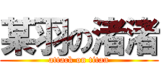某羽の渚渚 (attack on titan)