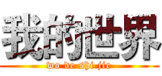 我的世界 (wo de shi jie)