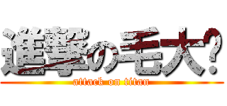 進撃の毛大爷 (attack on titan)