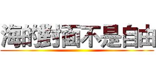 海的對面不是自由 ()