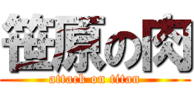 笹原の肉 (attack on titan)