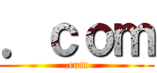 ．ｃｏｍ (.com)