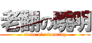 老翻の曉明 (clone of xiaoming)