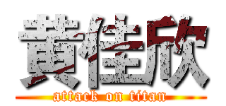 黄佳欣 (attack on titan)