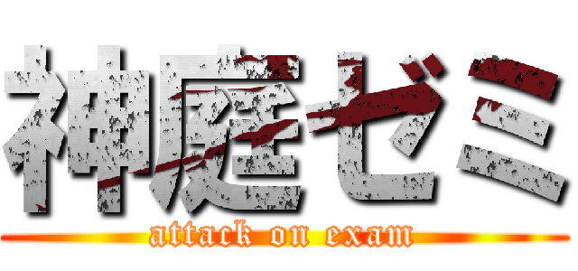 神庭ゼミ (attack on exam)