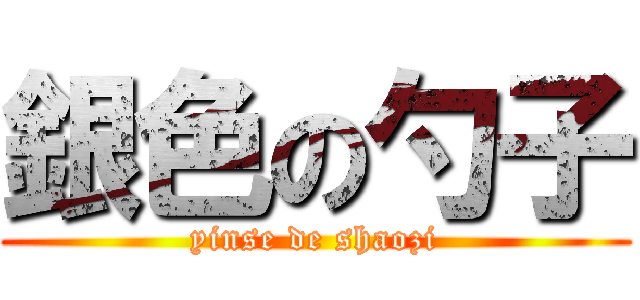 銀色の勺子 (yinse de shaozi)