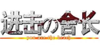 进击の舍长 (you are the beach)