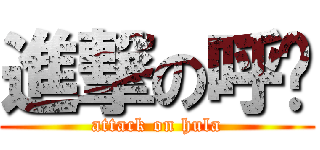 進撃の呼啦 (attack on hula)
