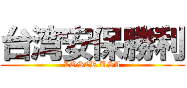 台湾安保勝利 (LOSER USA)