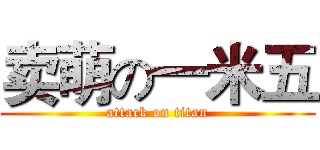 卖萌の一米五 (attack on titan)