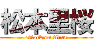 松本里桜 (attack on titan)