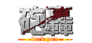 砲轟 (fuck you)
