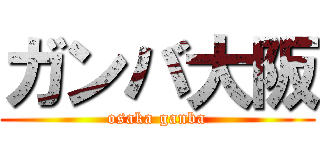 ガンバ大阪 (osaka ganba)