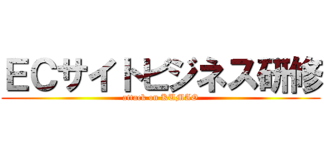 ＥＣサイトビジネス研修 (attack on KUMAO)