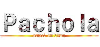 Ｐａｃｈｏｌａ (attack on titan)