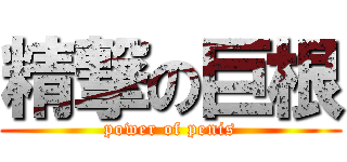精撃の巨根 (power of penis)