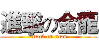 進擊の金龍 (attack on titan)