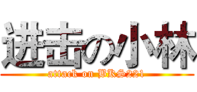 进击の小林 (attack on BKS221)