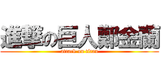 進撃の巨人鄭金蘭 (attack on titan)