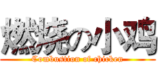 燃烧の小鸡 (Combustion of chicken)