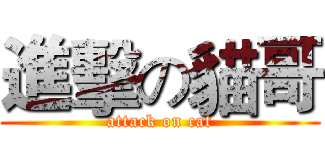 進擊の貓哥 (attack on cat)