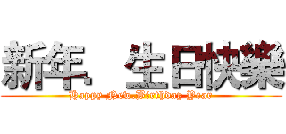 新年．生日快樂 (Happy New.Birthday Year)