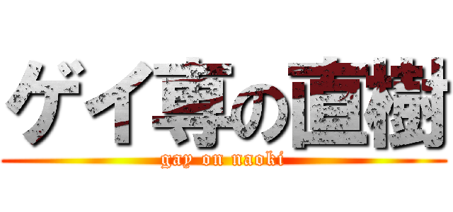 ゲイ専の直樹 (gay on naoki)
