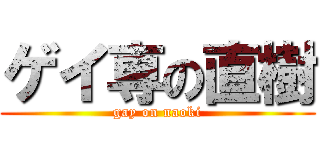 ゲイ専の直樹 (gay on naoki)