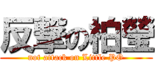 反撃の柏瑩 (not attack on Little PO)