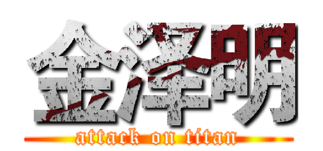 金泽明 (attack on titan)