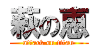 萩の恵 (attack on titan)