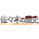 佐々木の歴史 (NUFS(GB))