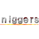 ｎｉｇｇｅｒｓ (niggers)