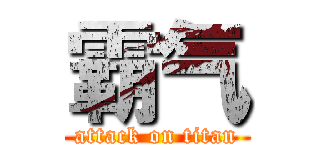 霸气 (attack on titan)