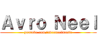 Ａｖｒｏ Ｎｅｅｌ (youtube.com/avroneelmusic)