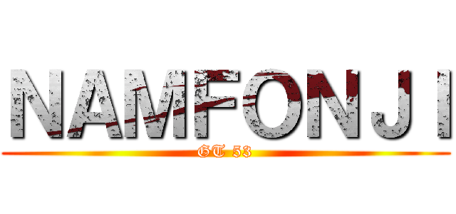 ＮＡＭＦＯＮＪＩ (GT 53)