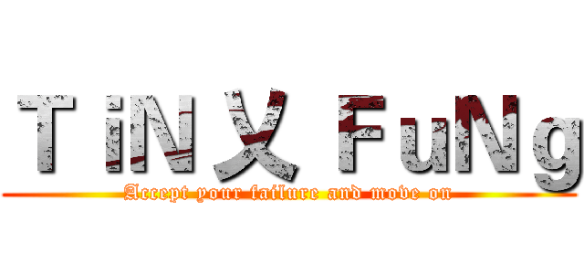 ＴｉＮ 乂 ＦｕＮｇ (Accept your failure and move on)
