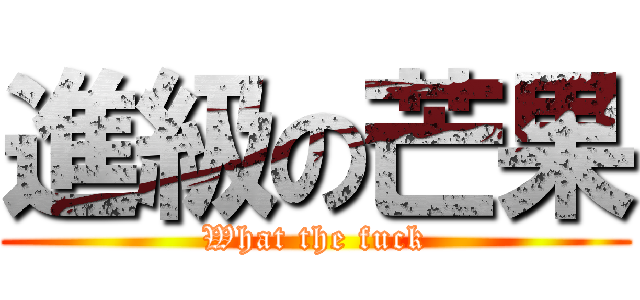 進級の芒果 (What the fuck)