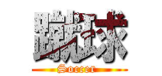 蹴球 (Soccer )