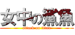 女中の鯊魚 (attack on titan)