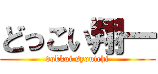 どっこい翔一 (dokkoi syouichi)
