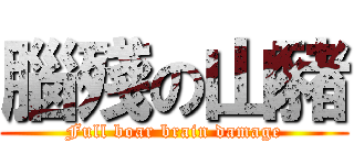 腦殘の山豬 (Full boar brain damage)
