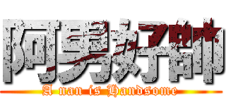 阿男好帥 (A nan is Handsome)