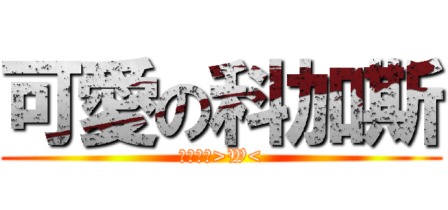 可愛の科加斯 (我的最愛>W<)