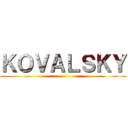 ＫＯＶＡＬＳＫＹ ()